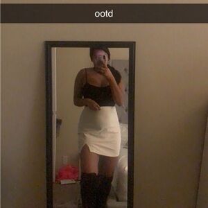 hollister corduroy skirt